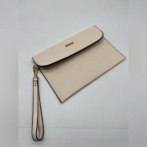 Elim & Paul wristlet tan color